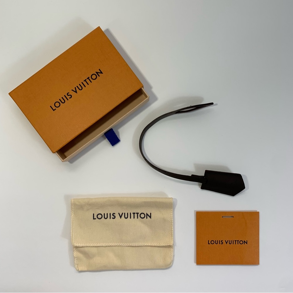 Louis Vuitton Calfskin Clochette Key Bell Holder in Dark Brown NWT